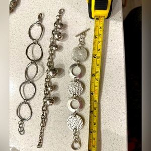 3 sterling silver bracelets - all 3 for 65 or 1 for $20
